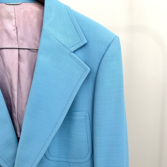Woodwards Baby Blue Blazer - Picture 4 of 4